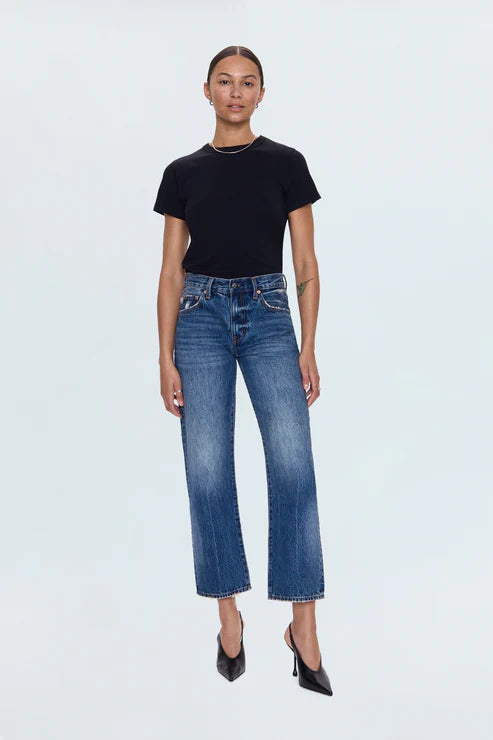LEXI MID RISE STRAIGHT JEAN