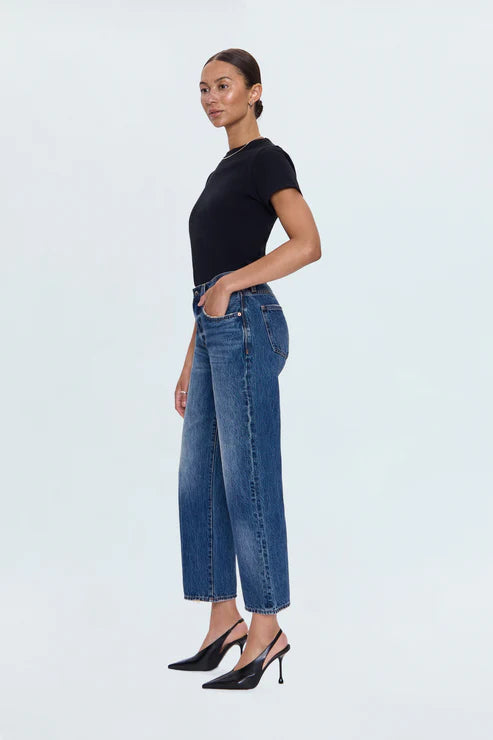 LEXI MID RISE STRAIGHT JEAN