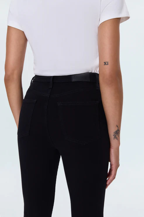 LENNON HIGH RISE BOOT JEAN BLACK