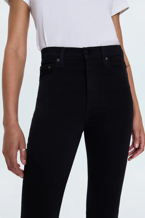 LENNON HIGH RISE BOOT JEAN BLACK