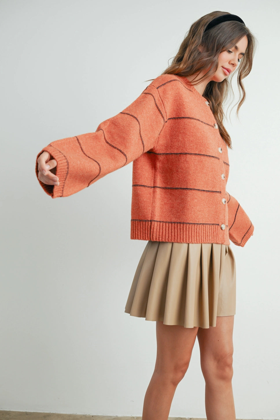 STRIPED CARDIGAN