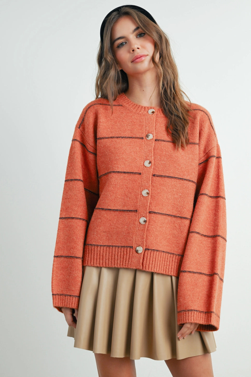 STRIPED CARDIGAN
