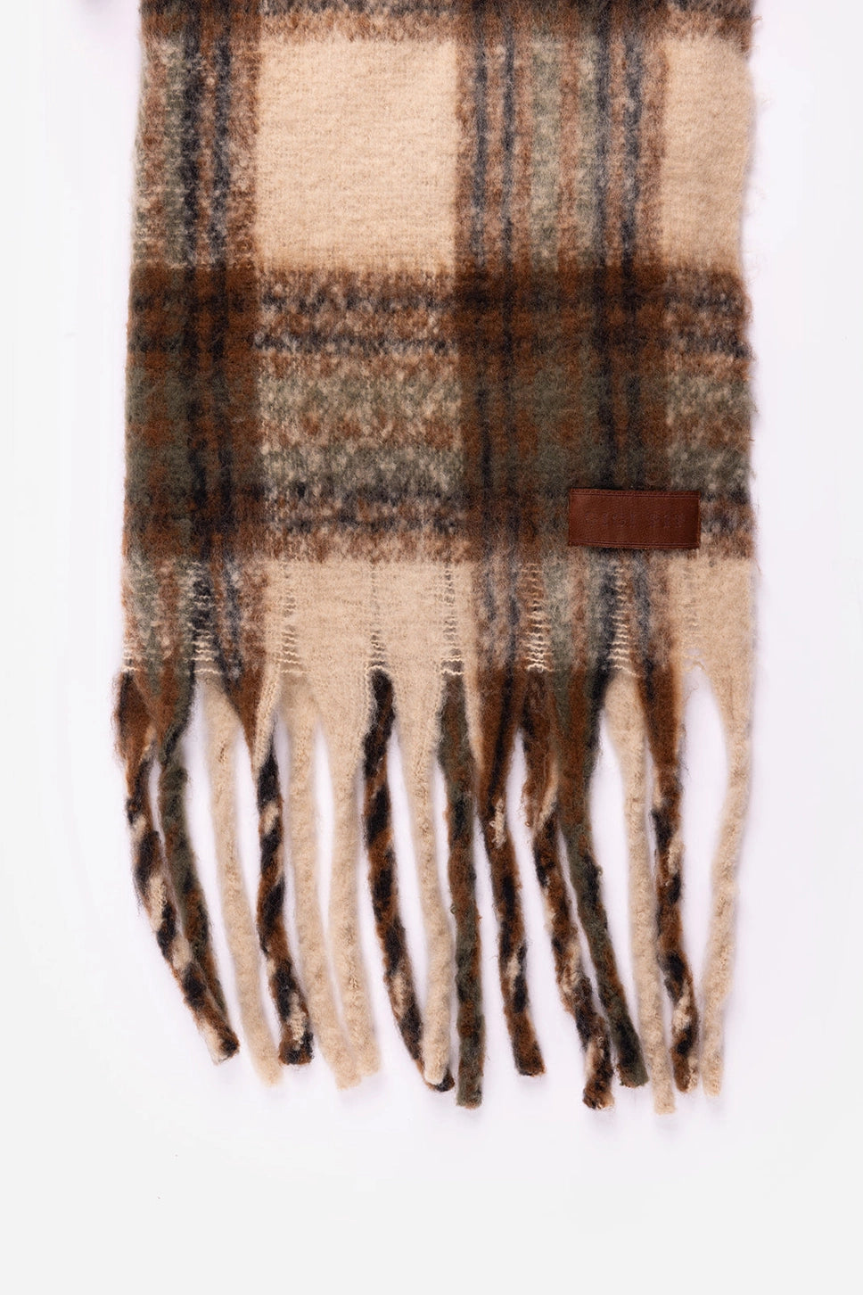 MIK OVERSIZED SCARF- TAN