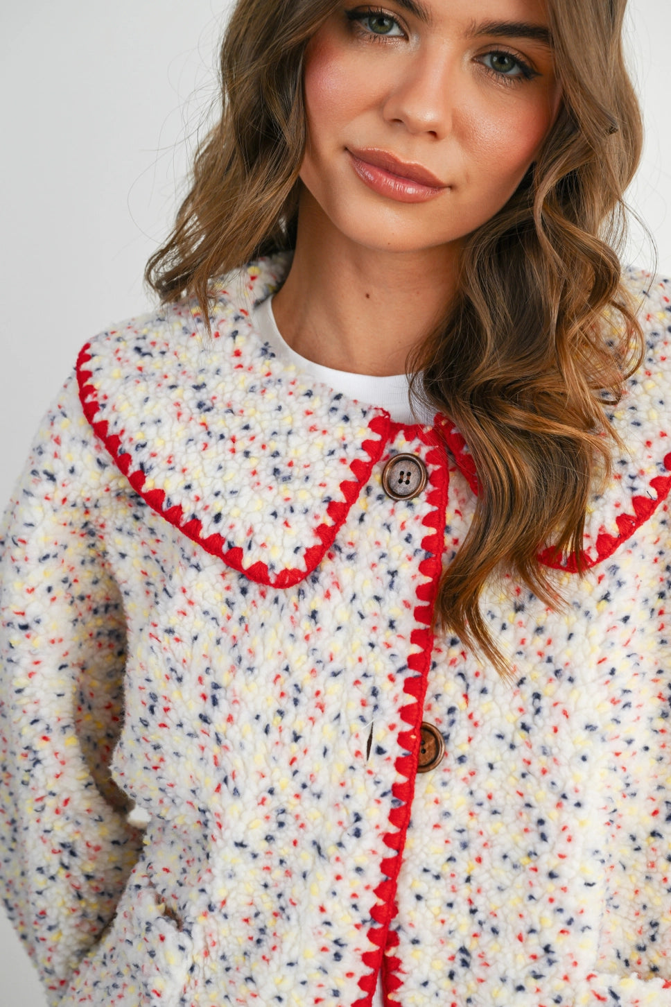 COTTON CANDY FLEECE PUFFER