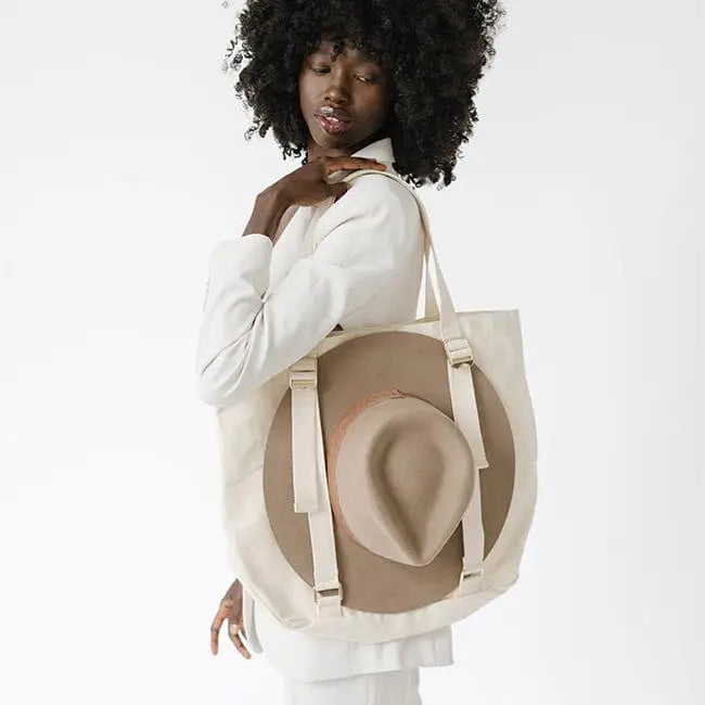 CANVAS HAT TOTE