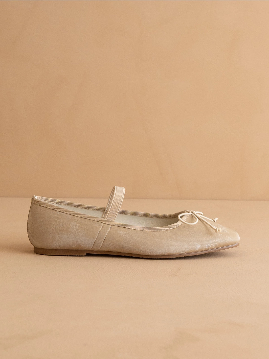 THE LONDON BALLET FLAT BEIGE