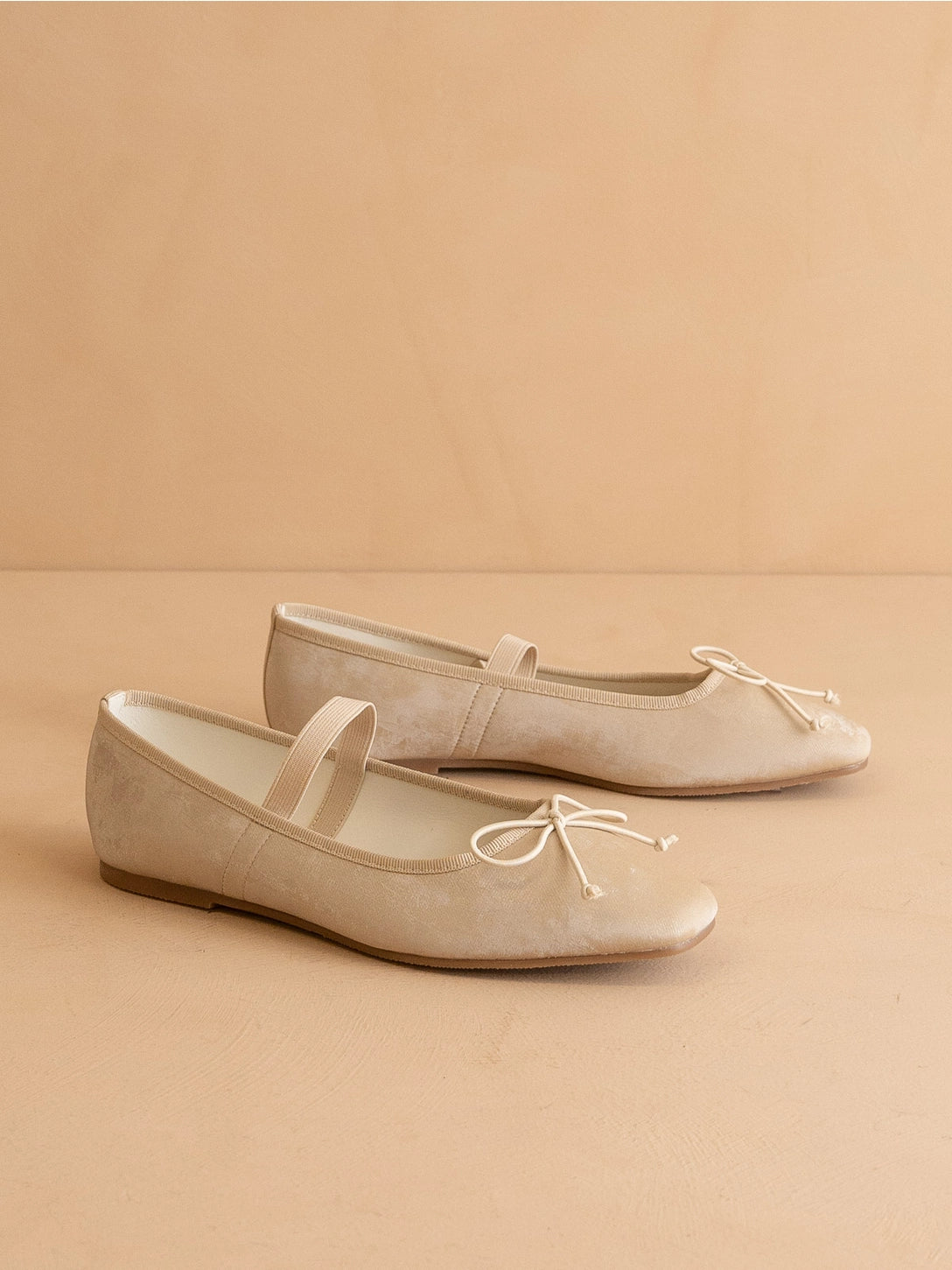 THE LONDON BALLET FLAT BEIGE