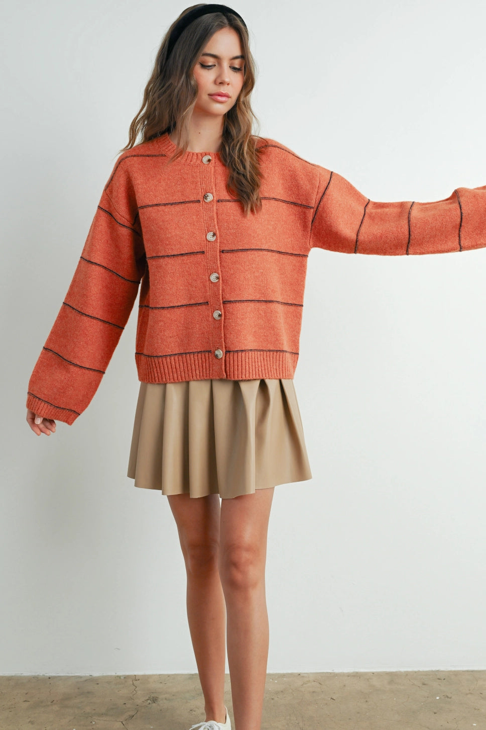 STRIPED CARDIGAN