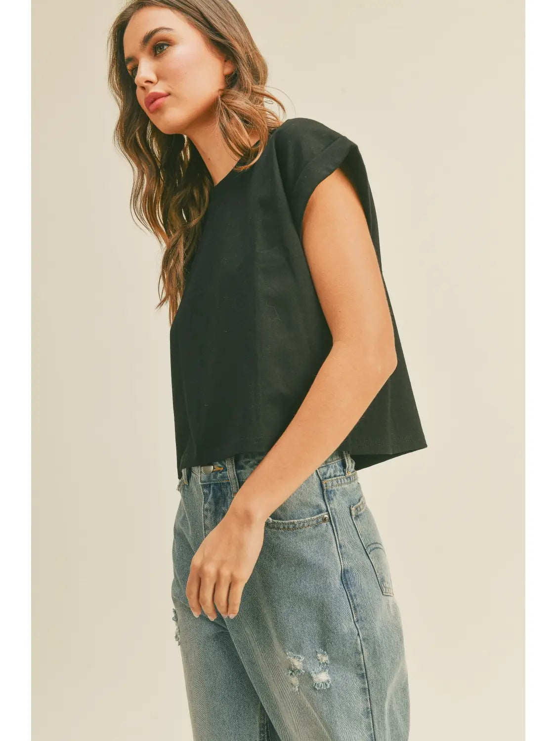 CUFF SLEEVE TEE