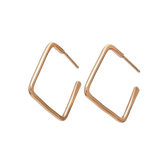 SQUARE HOOP EARRINGS