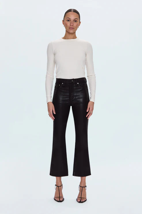 LENNON BOOT CUT PANT COATED MOACH