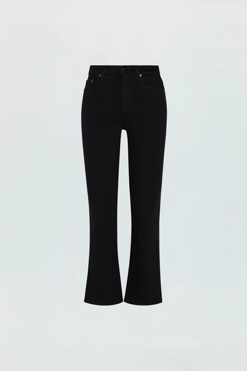 LENNON HIGH RISE BOOT JEAN BLACK