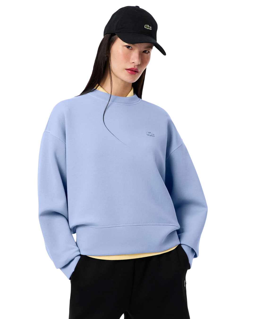 LACOSTE DOUBLE STITCH SWEATSHIRT