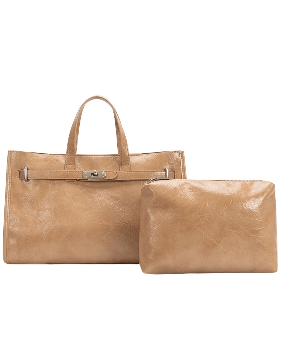 SUTTON VEGAN LEATHER TOTE