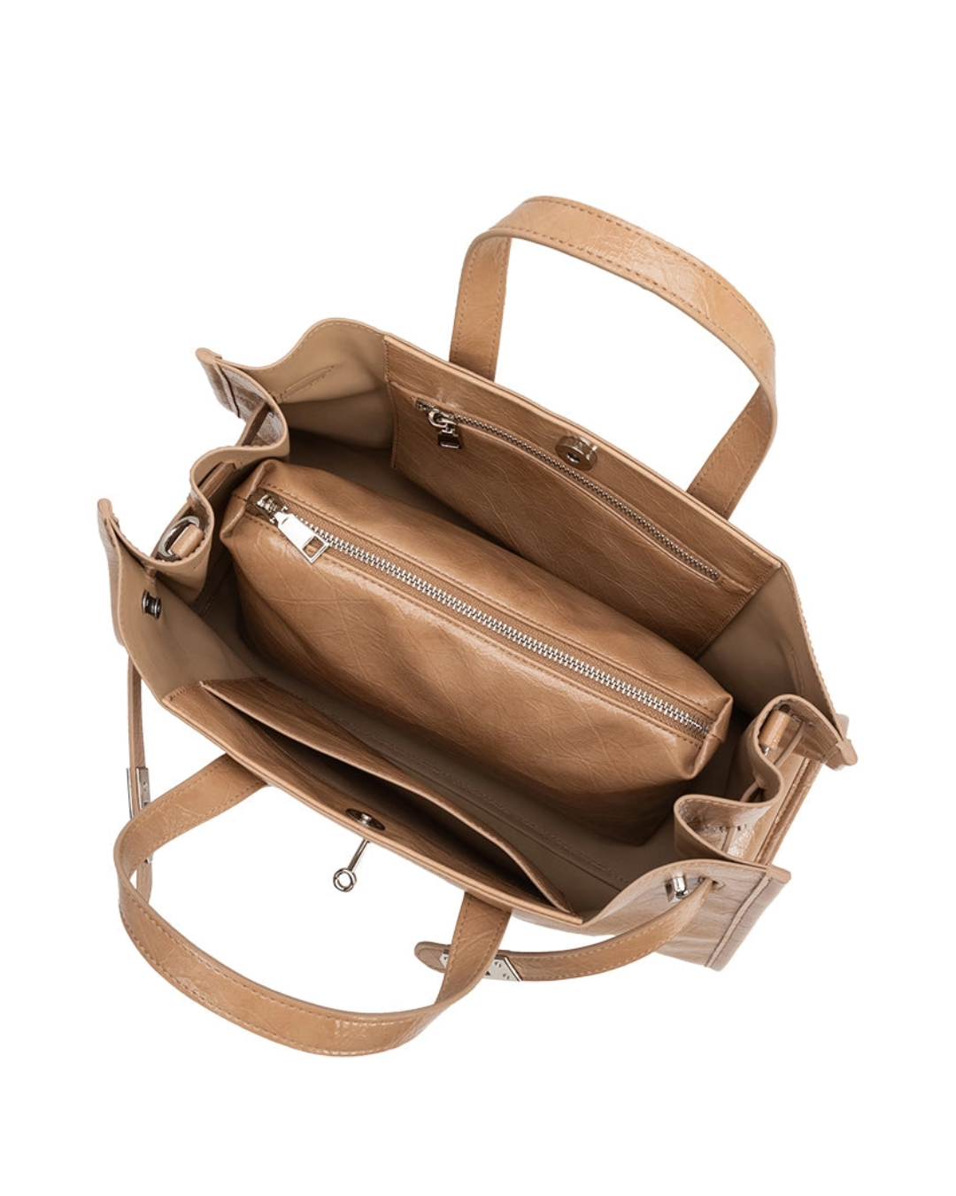 SUTTON VEGAN LEATHER TOTE