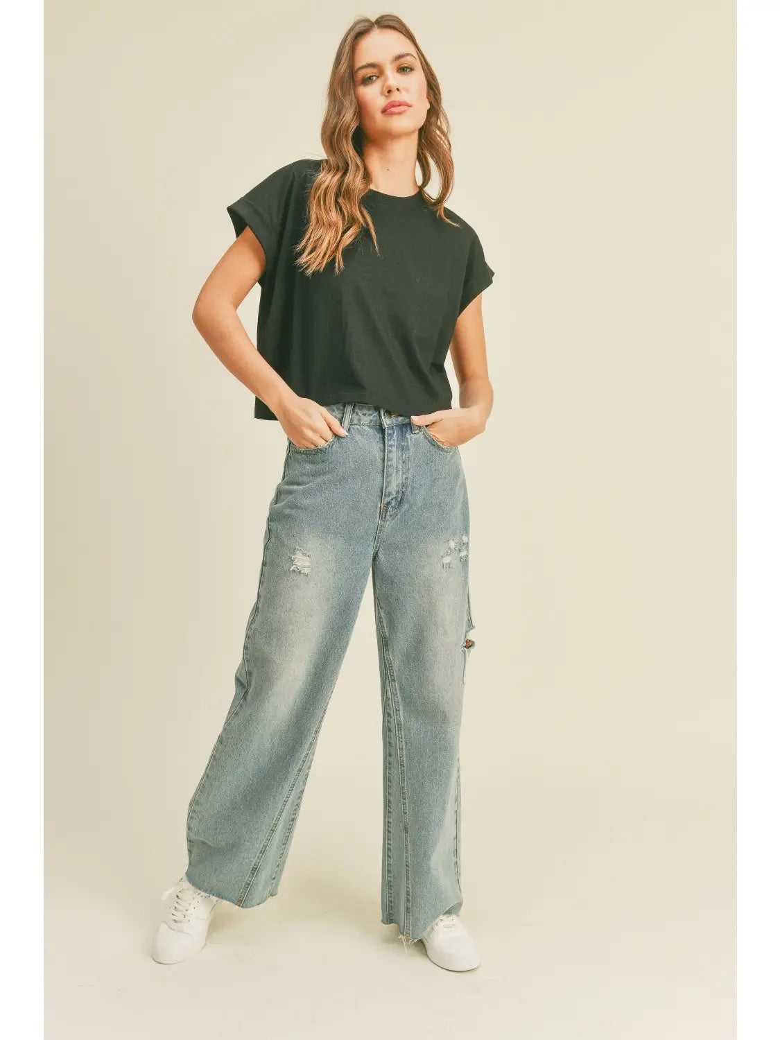 CUFF SLEEVE TEE
