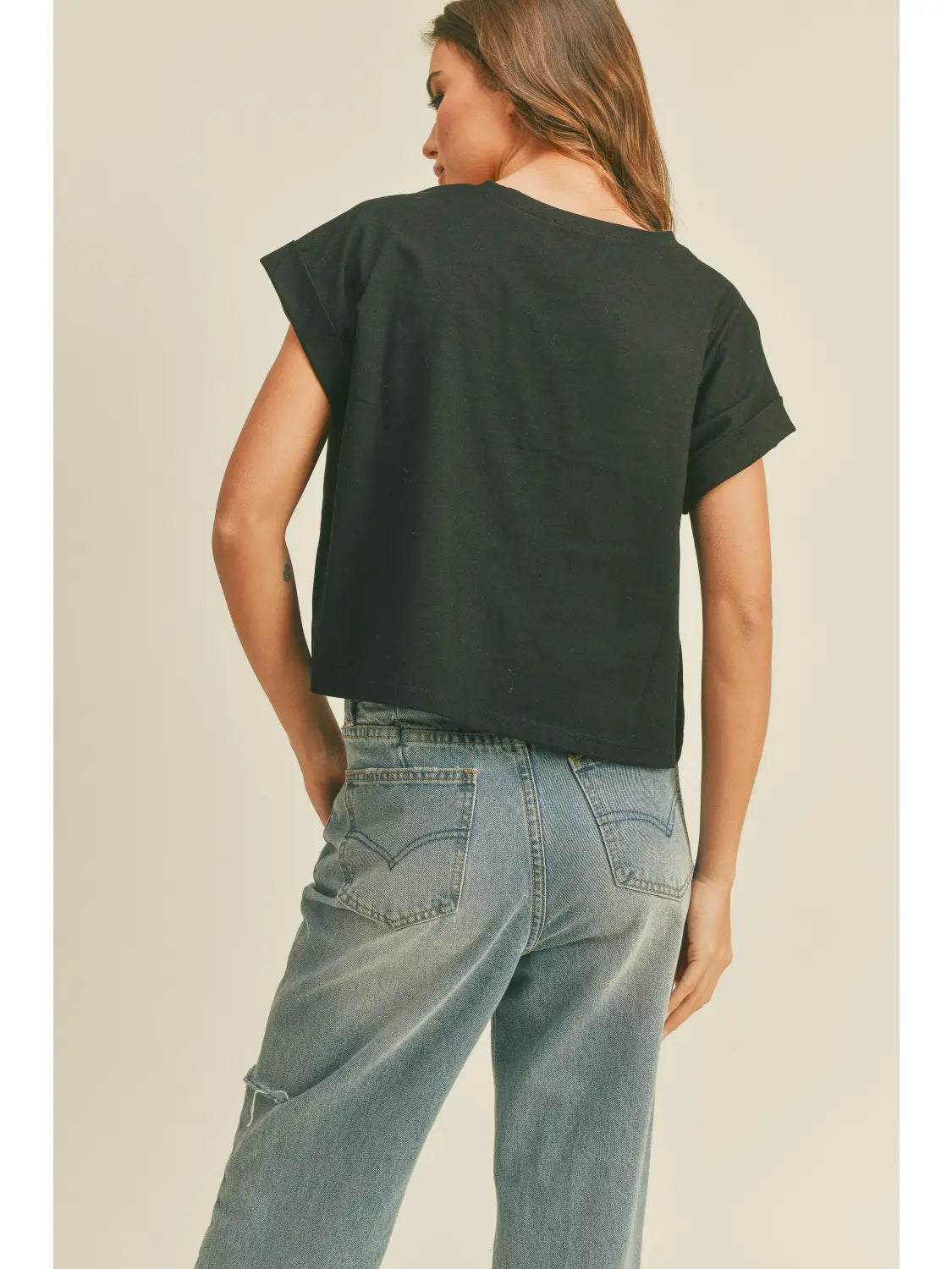 CUFF SLEEVE TEE