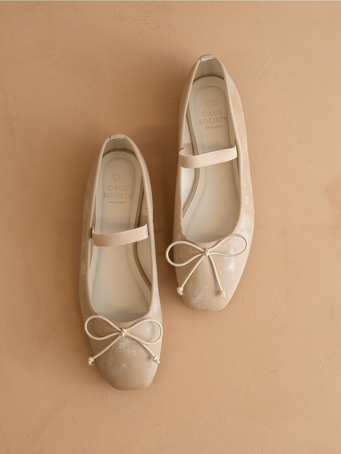 THE LONDON BALLET FLAT BEIGE