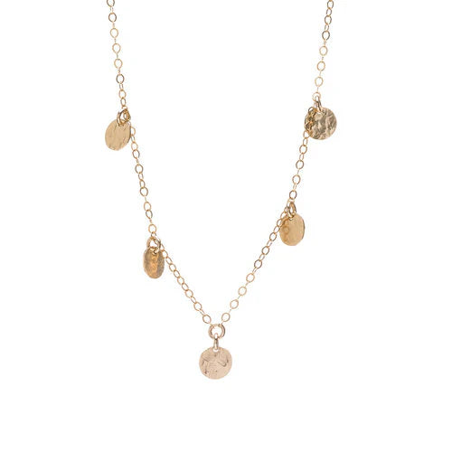 TALIA FIVE DISC NECKLACE