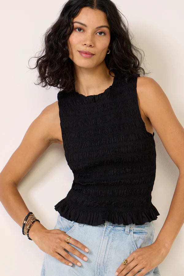PHOEBE SMOCKED TOP