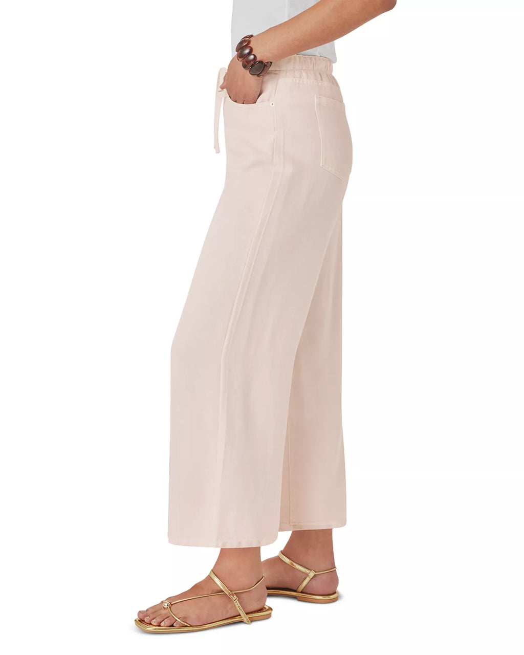 LOUNGE DENIM PANT-ROSE