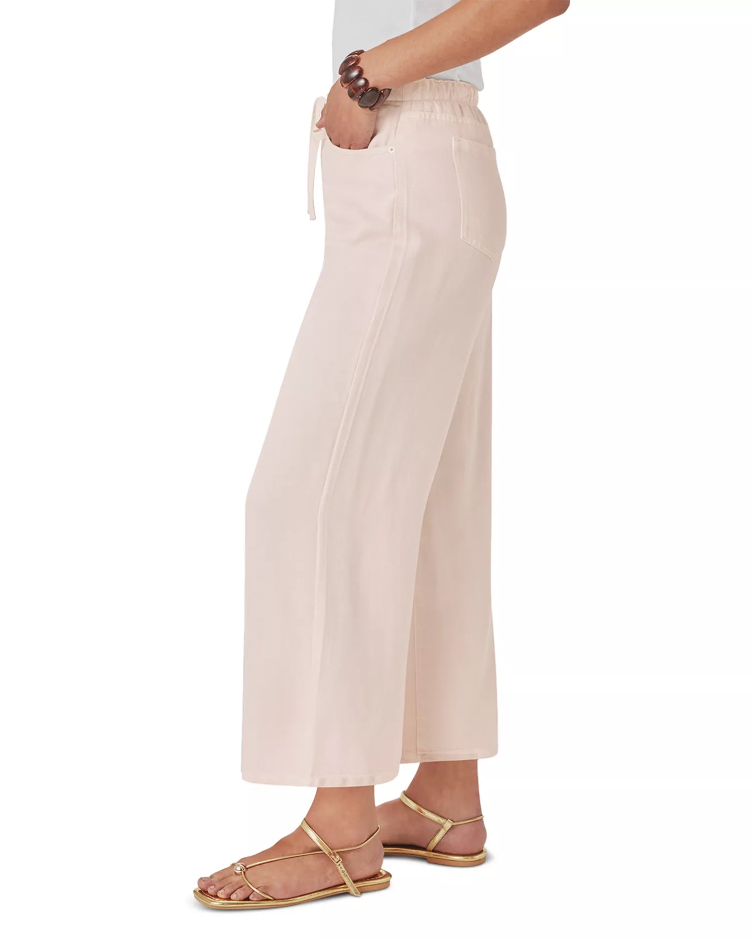 LOUNGE DENIM PANT-ROSE