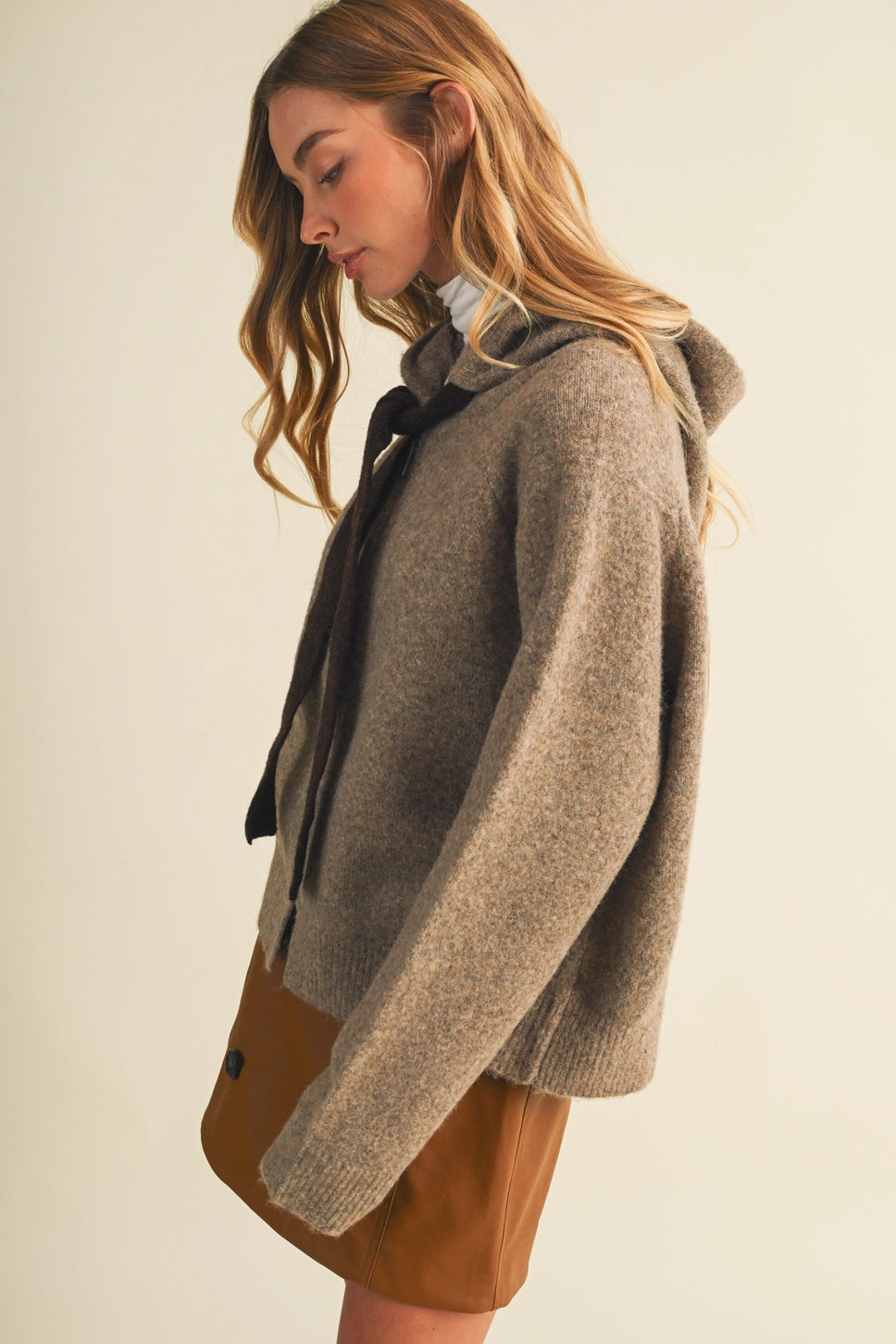 CAMI TIE SWEATER