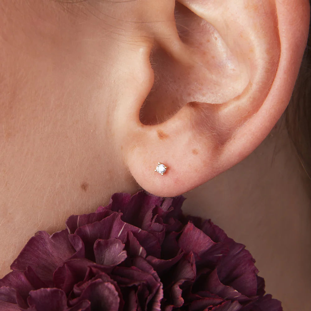 PETITE CZ STUDS