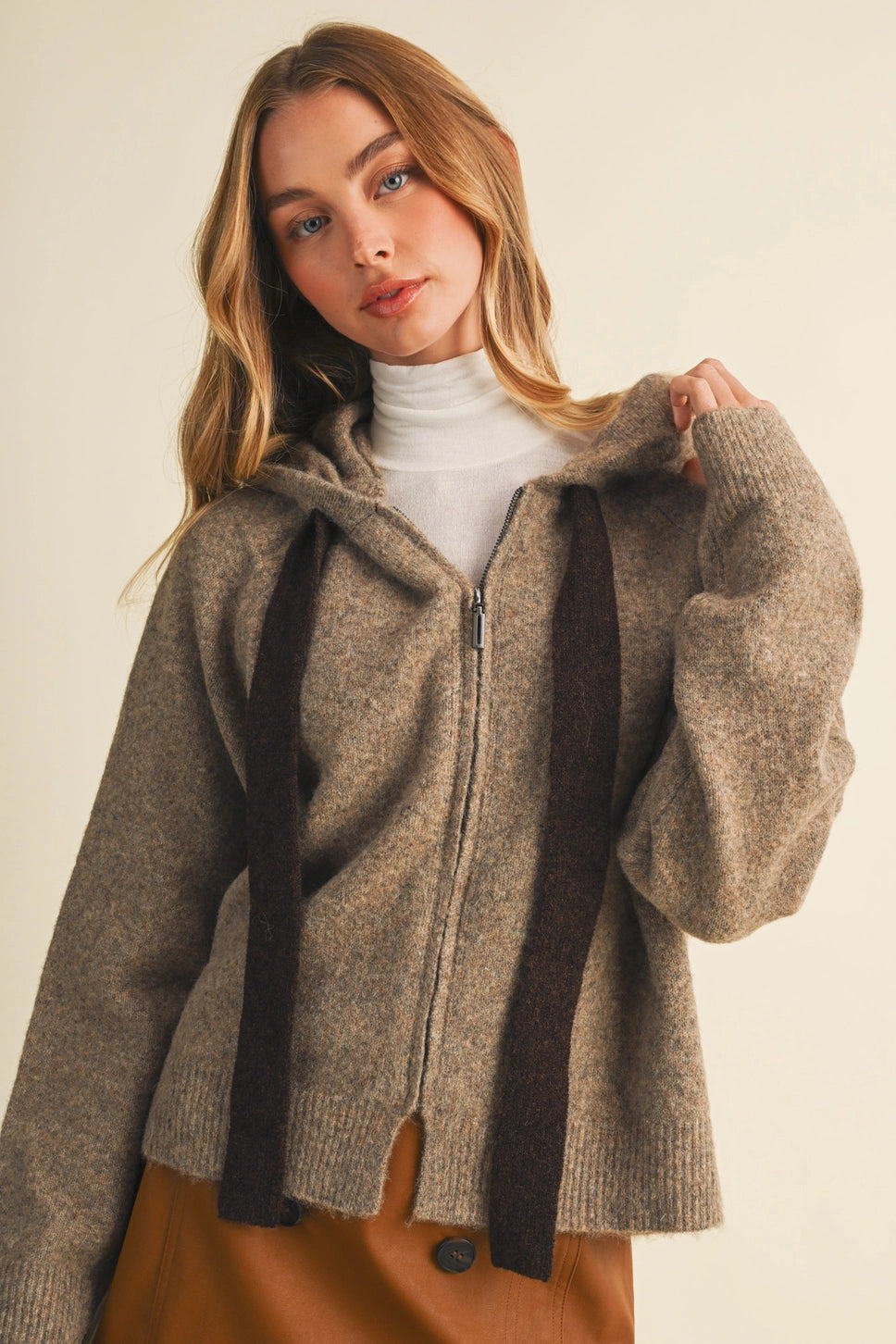 CAMI TIE SWEATER