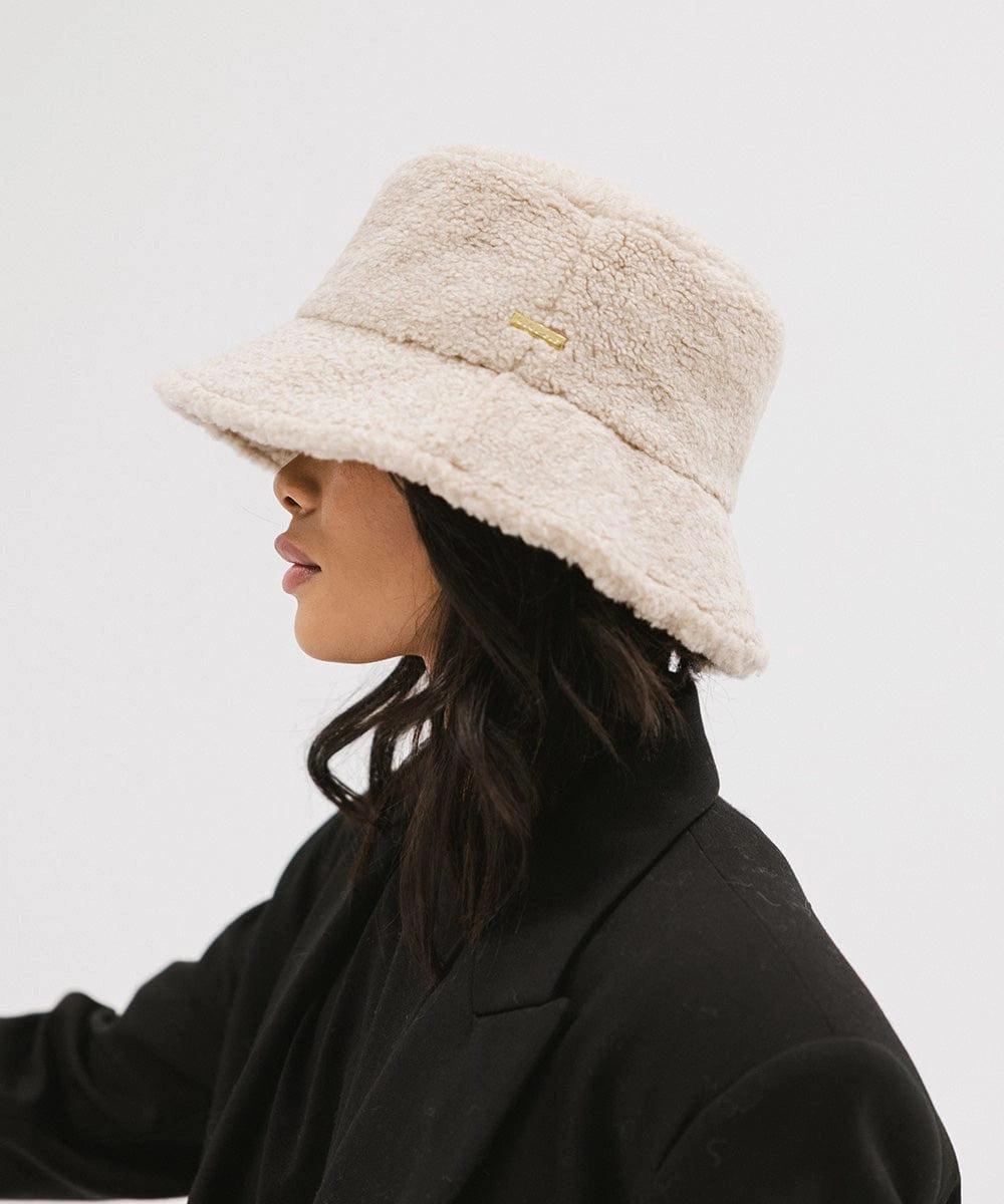 JACKSON SHERPA BUCKET HAT-CREAM
