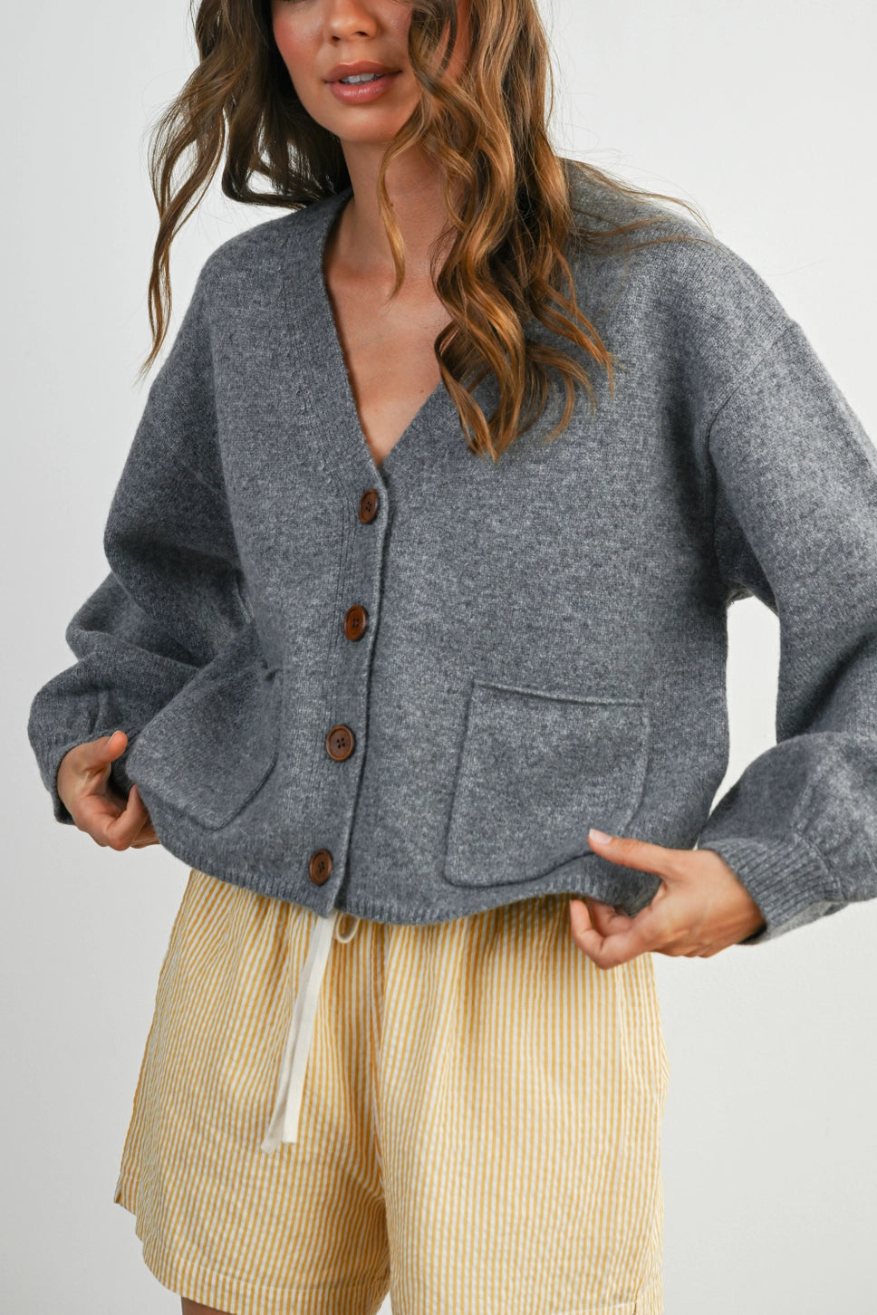 BUTTON UP CARDIGAN