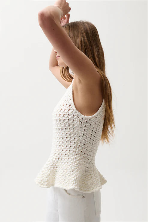ANNA PEPLUM SWEATER