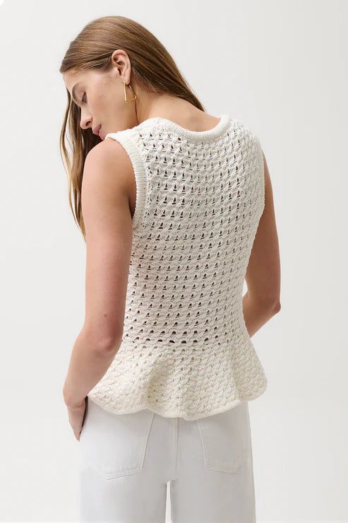 ANNA PEPLUM SWEATER
