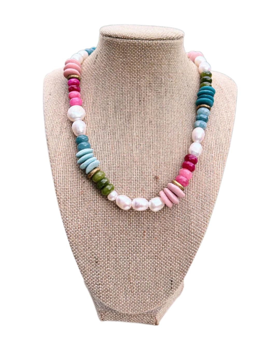 MIXED MEDIA NECKLACE