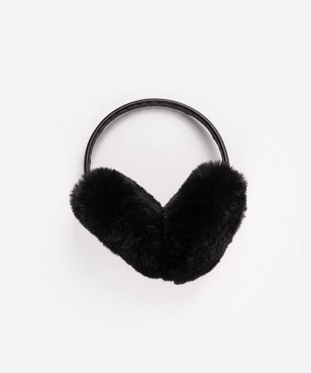 LEENA BLACK FUR EARMUFF