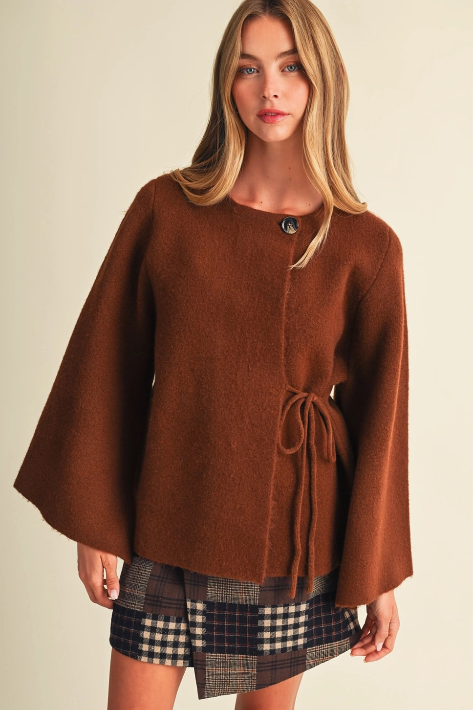 ELODIE TIE CARDIGAN