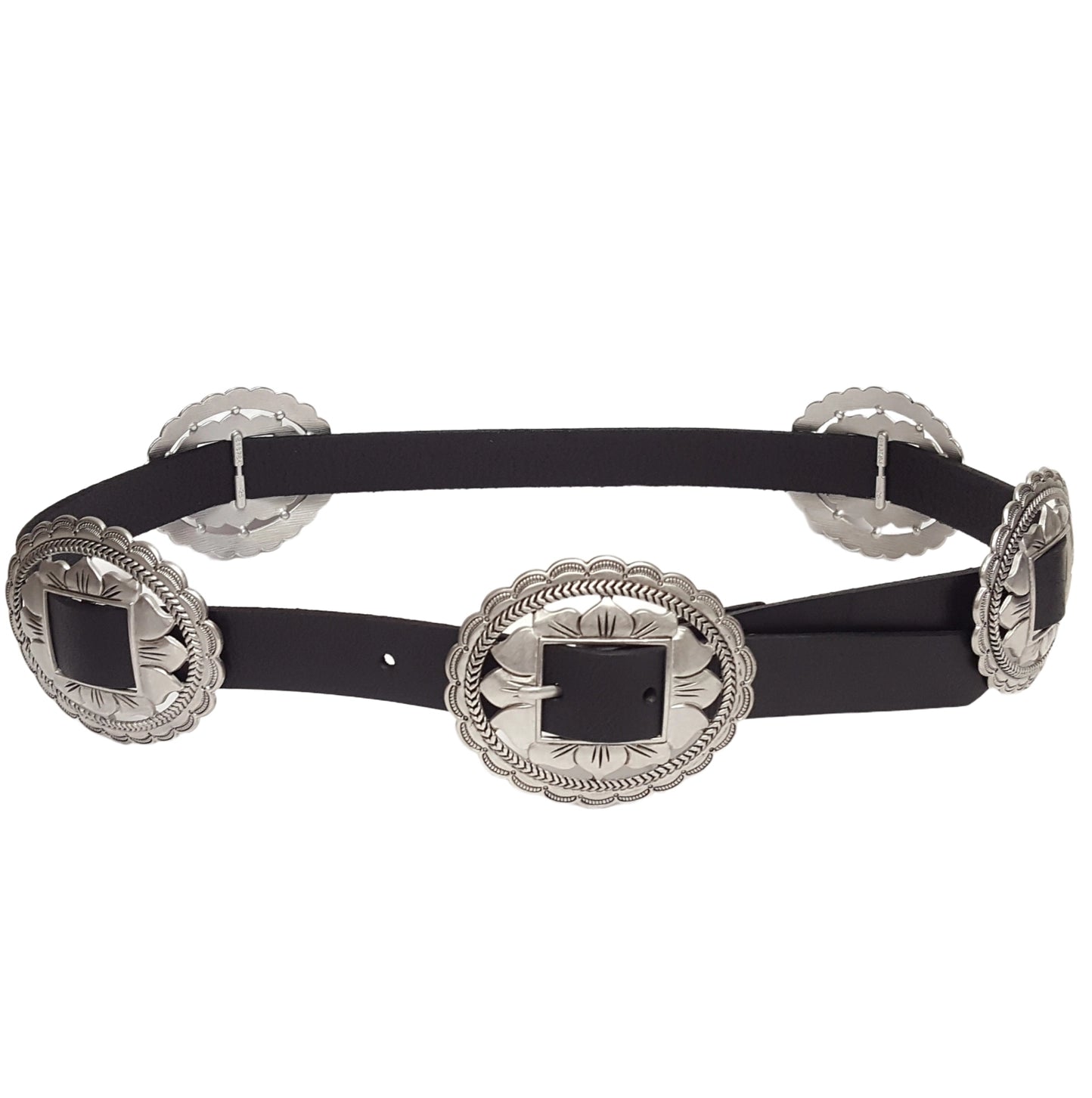 CONCHO BELT BLACK