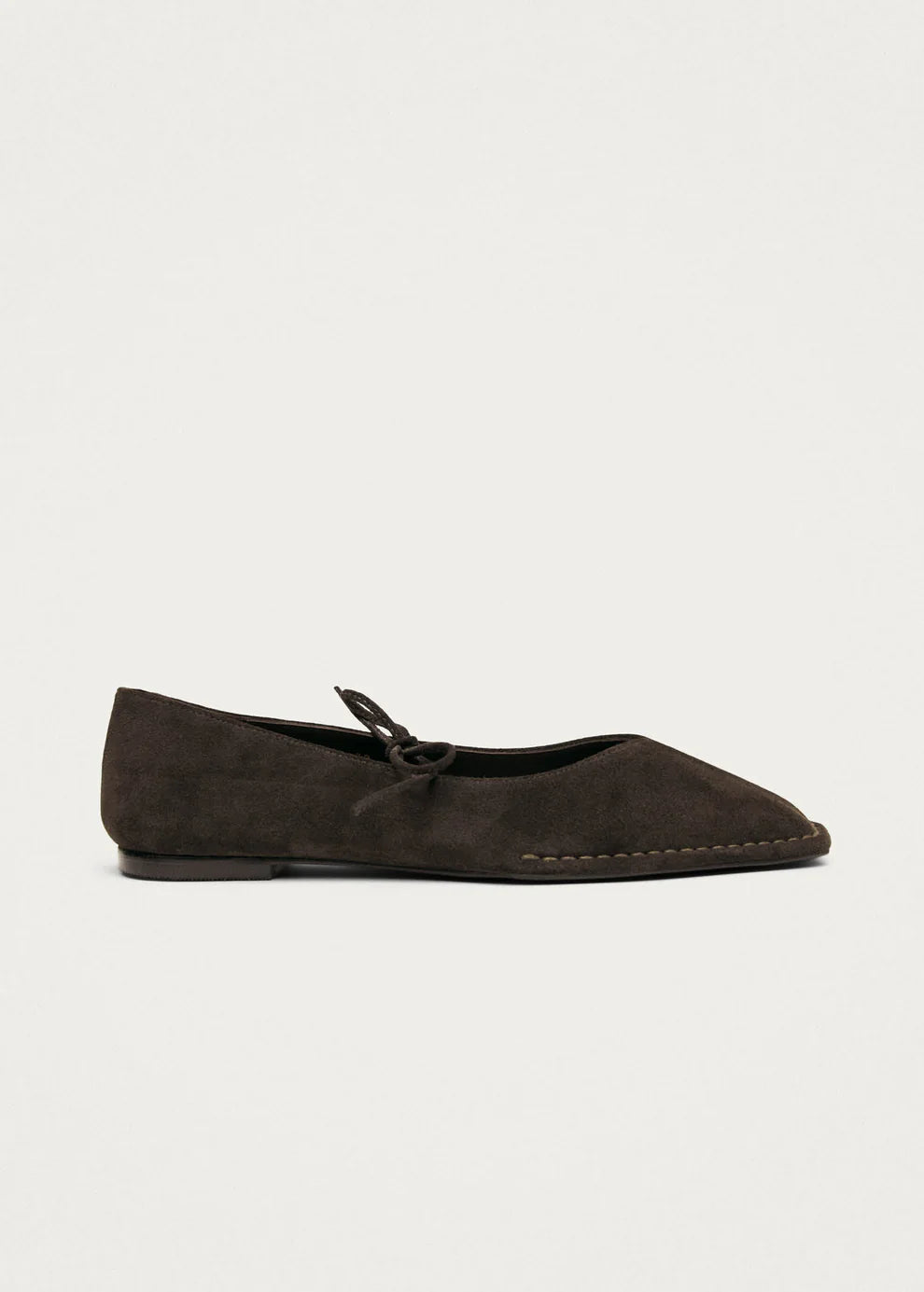 ALOHAS SWAY SUEDE FLAT COFFEE