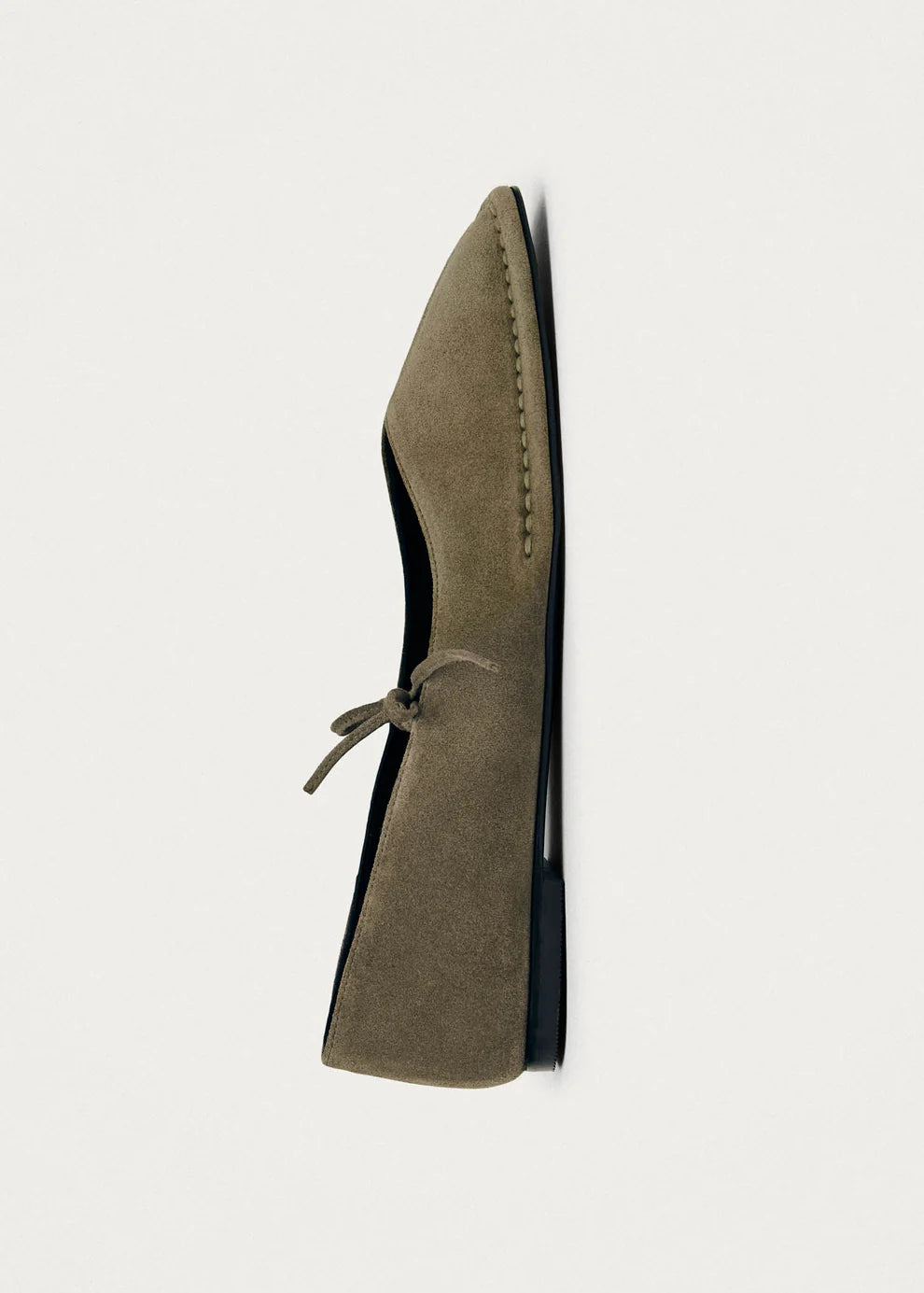 ALOHAS SWAY SUEDE FLAT KHAKI